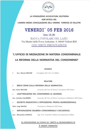 convegno velletri
