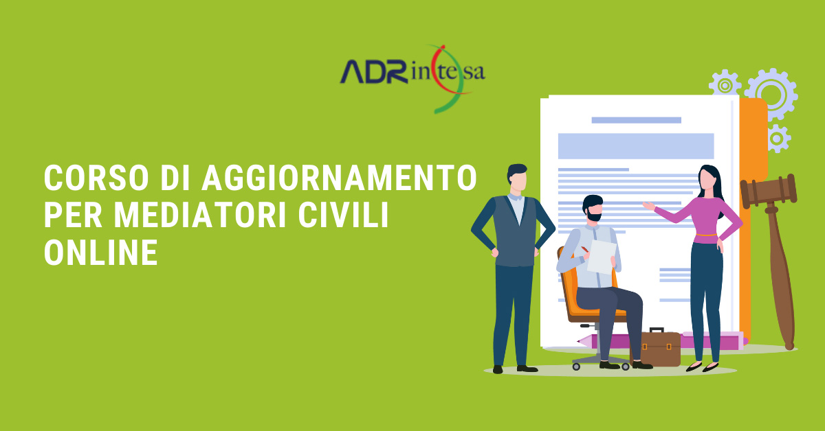 Corso di aggiornamento per mediatori civili online