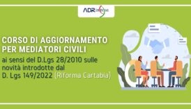 Corso di aggiornamento per mediatori civili su riforma Cartabia